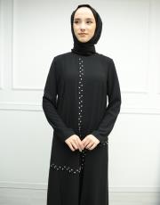 siyah ex70571 almarwah black elbise 6