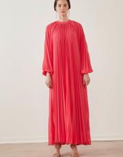pembe mrv309 merwish  plisoley elbise 6