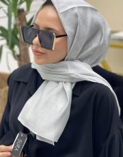 gri 2557 sura dama monogram şal