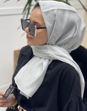 gri 2557 sura dama monogram şal 2