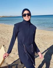 lacivert 2992  linda tesettür mayo takımı 3