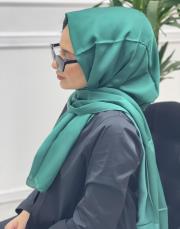 koyu mentol 4225 ipekevi rayon düz pamuk şal 3
