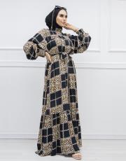leopar 22sselb004 lysa gipeli elbise