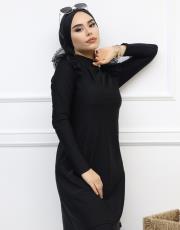siyah 72202 senna sasha swımwear tesettür mayo takım 4