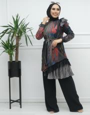 orjinal desenli 2411 senna tıme tunik 2