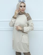 ekru vizon 2420 senna gusto tunik 3