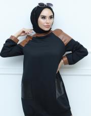 siyah camel 2420 senna gusto tunik 3