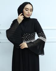 siyah 234 ithal vip abiye abaya 3