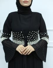 siyah 234 ithal vip abiye abaya 4