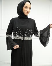 siyah 234 ithal vip abiye abaya 8