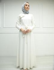 beyaz 3253 senna regulus elbise 2