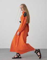 orange blk 304503 almarwahblack elbise 7