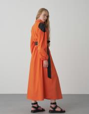 orange blk 304503 almarwahblack elbise 8
