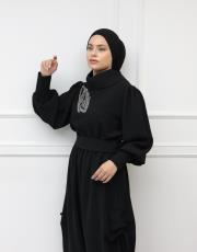 siyah 331 bu son collection vip taş detaylı takım 10