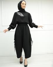 siyah 331 bu son collection vip taş detaylı takım 2