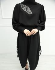 siyah 331 bu son collection vip taş detaylı takım 7