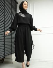 siyah 331 bu son collection vip taş detaylı takım 9