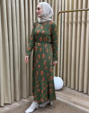 orange blk 304509 almarwahblack elbise 4