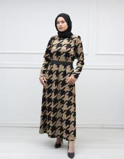 vizon blk 304509 almarwahblack elbise