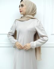 bej 3630 missemramiss lady elbise 3