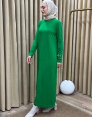 benetton 3621 missemramiss triko viscon taşlı elbise 2