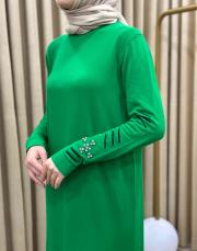 benetton 3621 missemramiss triko viscon taşlı elbise 5
