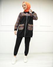 siyah 3702 missemramiss casual pantolon 4
