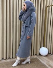 gri 1110 vip orjinal kürk manto 2