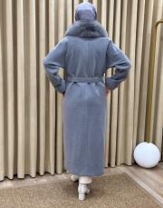 gri 1110 vip orjinal kürk manto 5