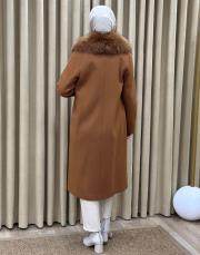 tarçın 2035 vip orijinal kürk kaban 3