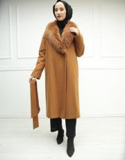 tarçın 2035 vip orijinal kürk kaban 8