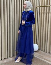 saks 2645 white corner vip abaya 2