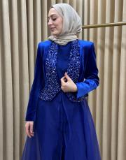 saks 2645 white corner vip abaya 4