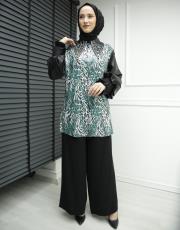 yeşil 8063 white corner vip gömlek 3