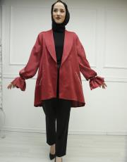 bordo 8028 white corner vip ceket 3