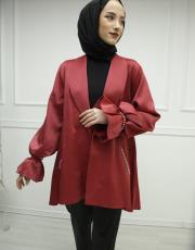 bordo 8028 white corner vip ceket 5