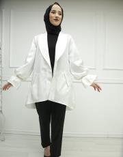 ekru 8028 white corner vip ceket 2