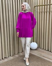 fuşya 23ss-002 lysa studio fride bluz 2