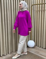 fuşya 23ss-002 lysa studio fride bluz 3