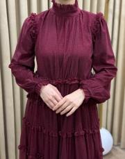 bordo 22ss-089 lysa studio shine elbise 5