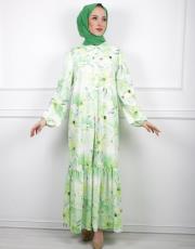 lime 23ss-009 lysa studio shery desenli elbise