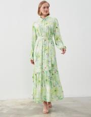 lime 23ss-009 lysa studio shery desenli elbise 5