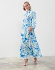 mavi 23ss-009 lysa studio shery desenli elbise 5