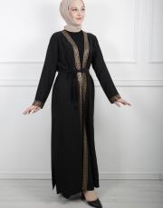 siyah gold lysa 23110 shine abaya 7