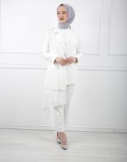 ekru 2539 white corner takım 4