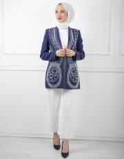 indigo 2562 white corner ceket 2