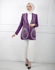 mor 2562 white corner ceket