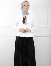 ekru 8046 white corner elbise 4