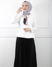 ekru 8046 white corner elbise 5