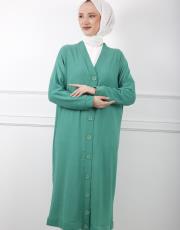 benetton 1137 afilli düğmeli kap 4